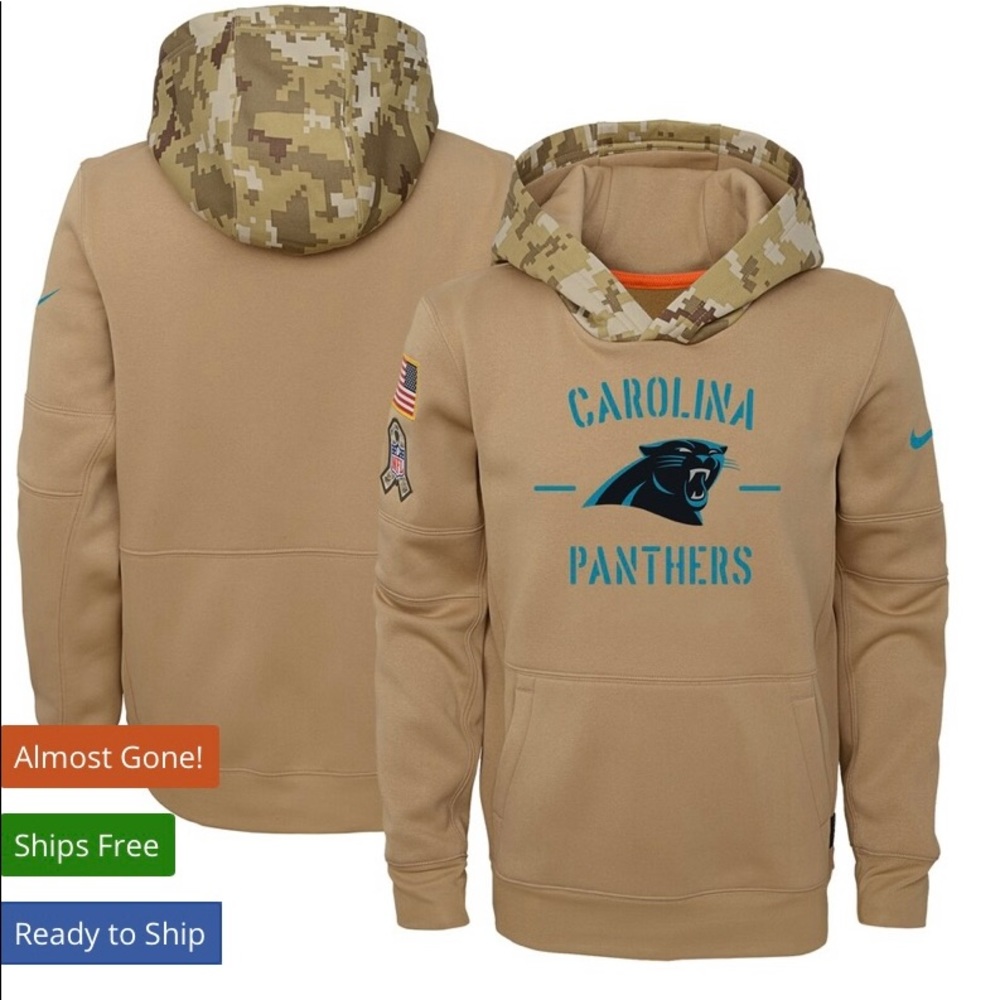 Nike dri fit Carolina panthers sweatshirt